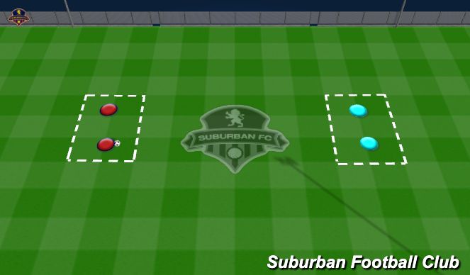 Football/Soccer Session Plan Drill (Colour): Game - No Bounce!!