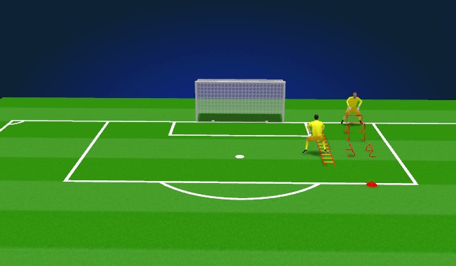 Football/Soccer Session Plan Drill (Colour): Warm Up