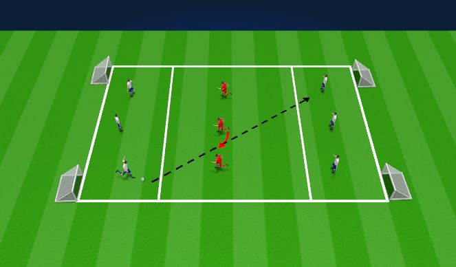 Football/Soccer Session Plan Drill (Colour): Screen 1