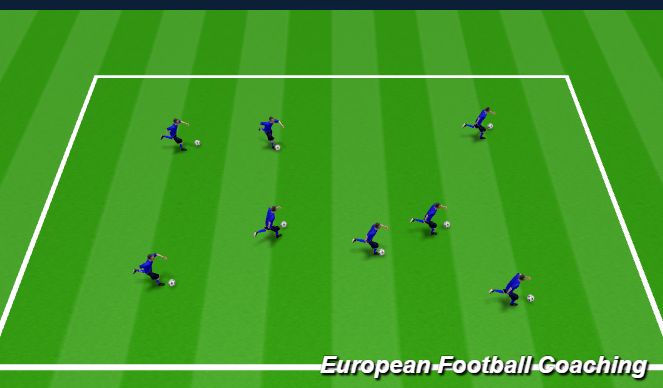Football/Soccer Session Plan Drill (Colour): Screen 2