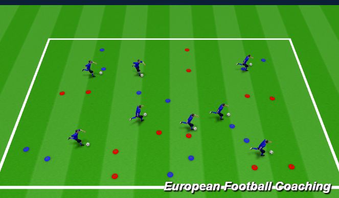 Football/Soccer Session Plan Drill (Colour): Screen 3