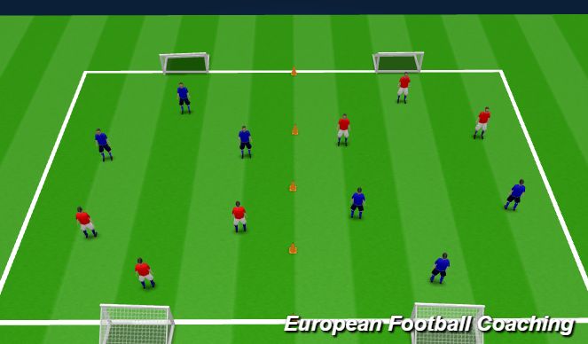Football/Soccer Session Plan Drill (Colour): Screen 5