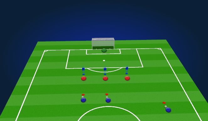 Fútbol Ejercicio del Plan de Sesiones (Color): Animation 2