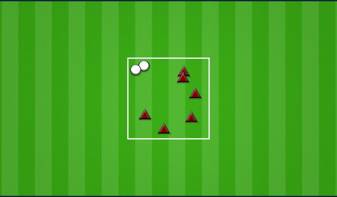Football/Soccer Session Plan Drill (Colour): NO BALL TAG