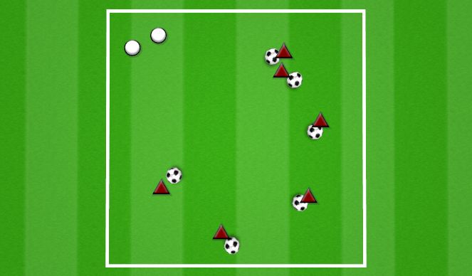 Football/Soccer Session Plan Drill (Colour): WITH BALL