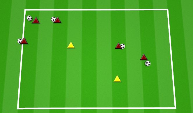 Football/Soccer Session Plan Drill (Colour): KICK THE COACH