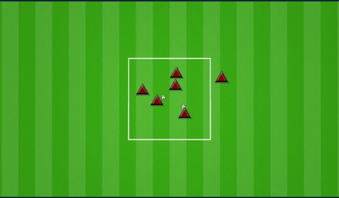 Football/Soccer Session Plan Drill (Colour): MARBLES