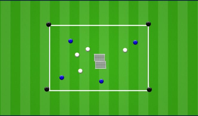 Football/Soccer Session Plan Drill (Colour): support possession
