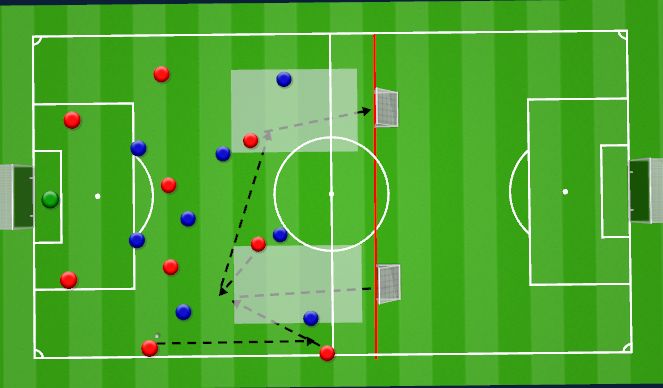 Football/Soccer Session Plan Drill (Colour): SPE vs Jagen
