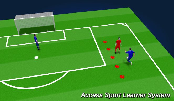 Football/Soccer Session Plan Drill (Colour): SBP 2