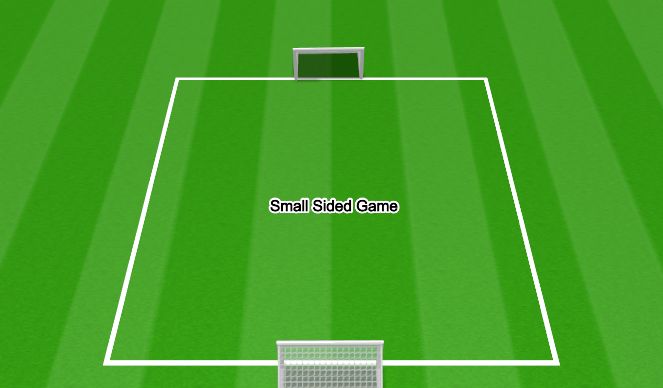 Football/Soccer Session Plan Drill (Colour): SSG