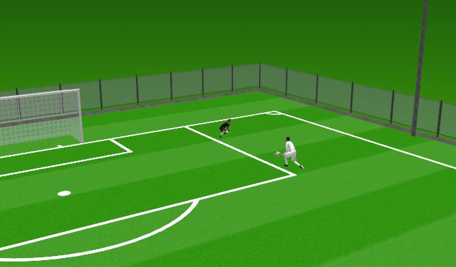 Football/Soccer Session Plan Drill (Colour): 1