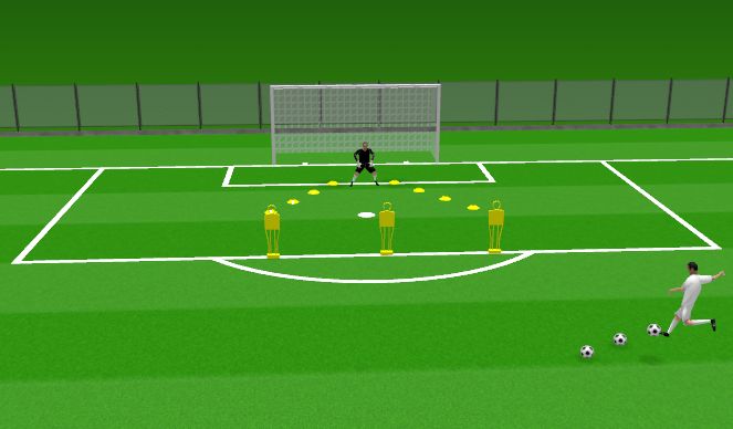 Football/Soccer Session Plan Drill (Colour): 1