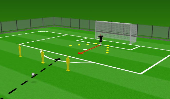 Football/Soccer Session Plan Drill (Colour): 1
