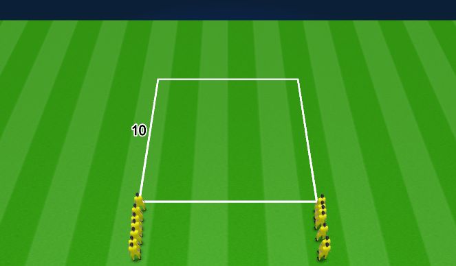 Football/Soccer Session Plan Drill (Colour): Speed