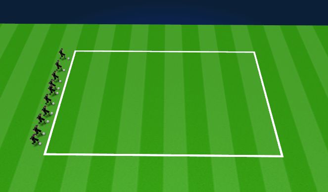 Football/Soccer Session Plan Drill (Colour): Triblamine ja jooksmine palliga