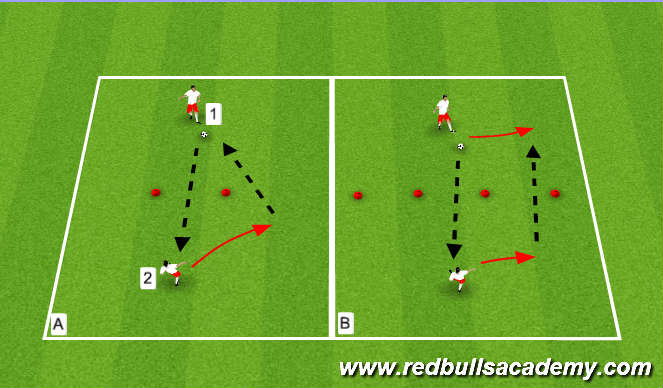 Football/Soccer Session Plan Drill (Colour): Warm Up