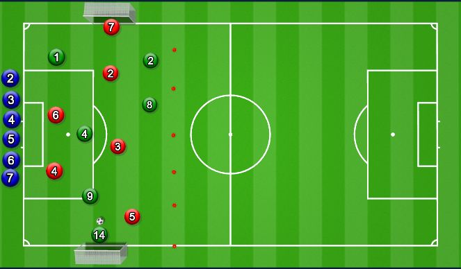 Football/Soccer Session Plan Drill (Colour): Screen 2