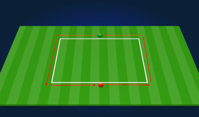 Football/Soccer Session Plan Drill (Colour): Agility Square