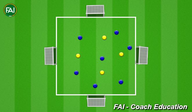 Football/Soccer Session Plan Drill (Colour): Screen 1