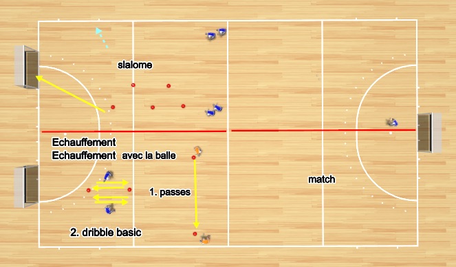 Hockey Session Plan Drill (Colour): Screen 2