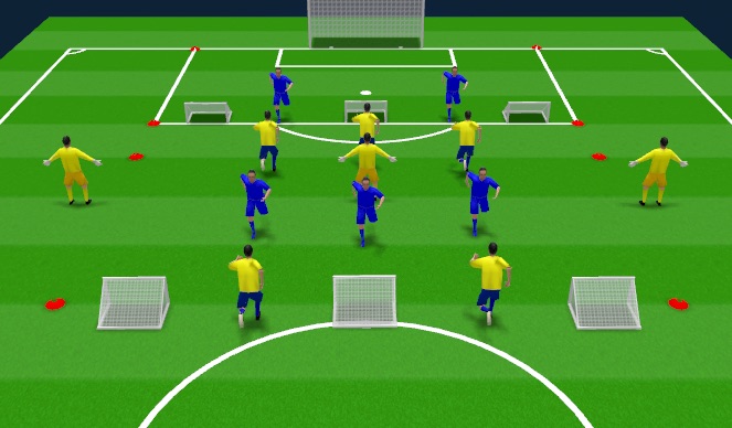 Football/Soccer Session Plan Drill (Colour): Introduction Phase