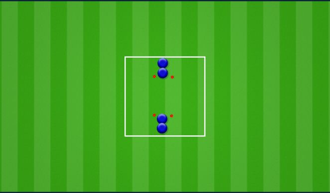 Football/Soccer Session Plan Drill (Colour): 2 Touch Gate Passing