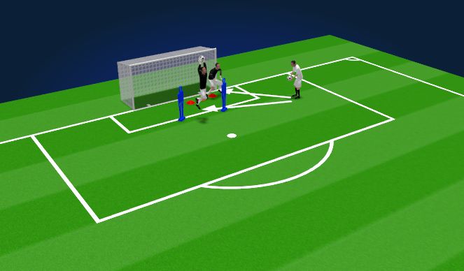 Football/Soccer Session Plan Drill (Colour): Warm up