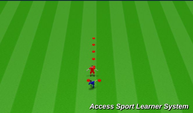 Football/Soccer Session Plan Drill (Colour): The Warm Up