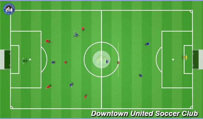 Football/Soccer Session Plan Drill (Colour): Game
