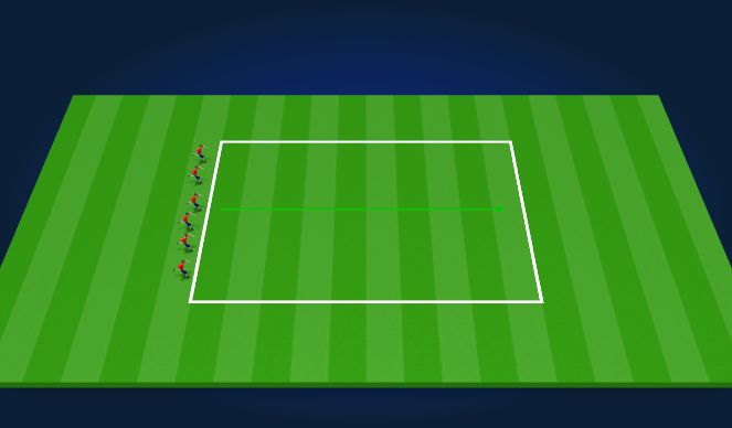 Football/Soccer Session Plan Drill (Colour): Warmup