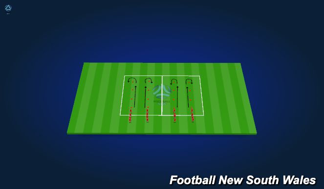 Football/Soccer Session Plan Drill (Colour): Mobility