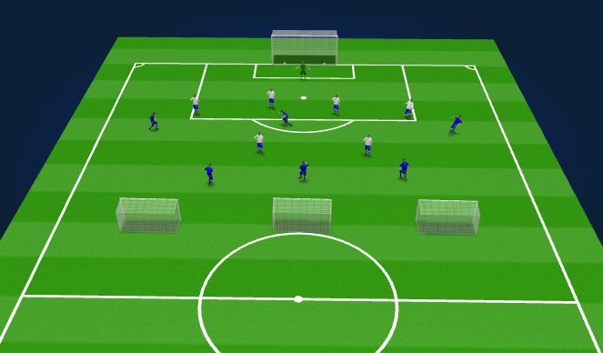 Football/Soccer Session Plan Drill (Colour): Spil