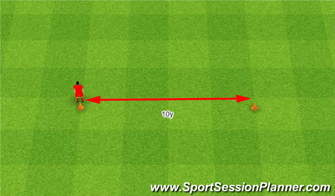 Football/Soccer Session Plan Drill (Colour): Lateral. Bokiem.