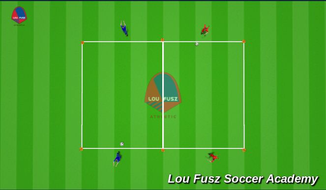 Football/Soccer Session Plan Drill (Colour): Partner Passing