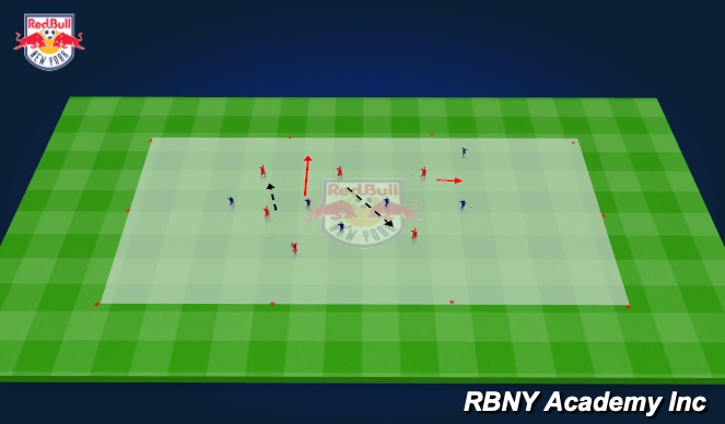 Football/Soccer Session Plan Drill (Colour): Intro