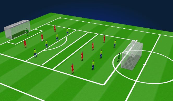 Football/Soccer Session Plan Drill (Colour): Decisions SSG
