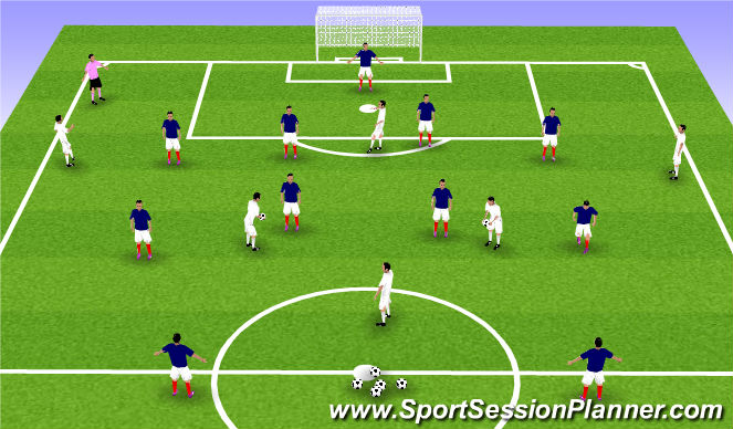 Football/Soccer Session Plan Drill (Colour): GRP