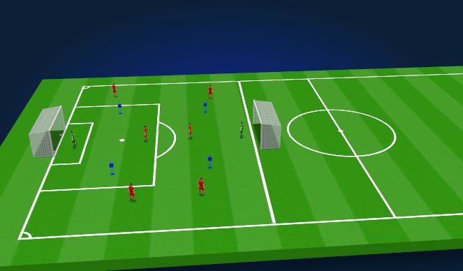 Football/Soccer Session Plan Drill (Colour): Screen 1