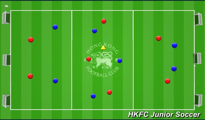 Football/Soccer Session Plan Drill (Colour): Screen 2