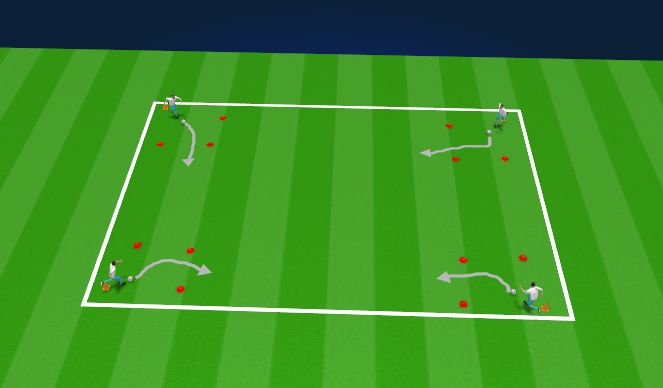 Football/Soccer Session Plan Drill (Colour): Screen 2