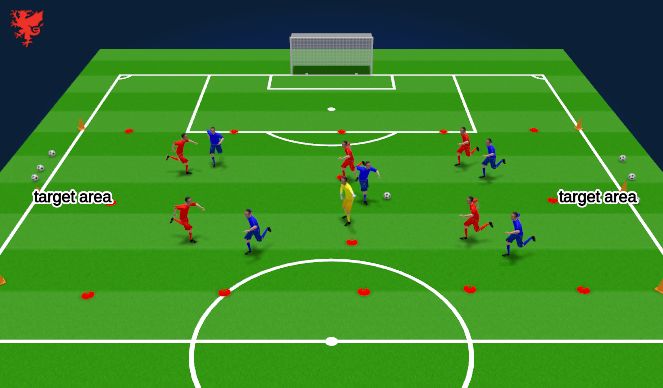 Football/Soccer Session Plan Drill (Colour): General