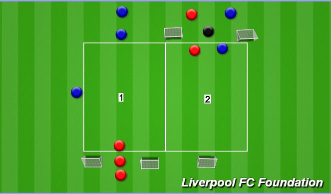 Football/Soccer Session Plan Drill (Colour): Screen 1