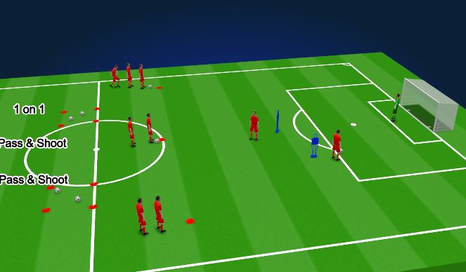 Football/Soccer Session Plan Drill (Colour): Animation 1