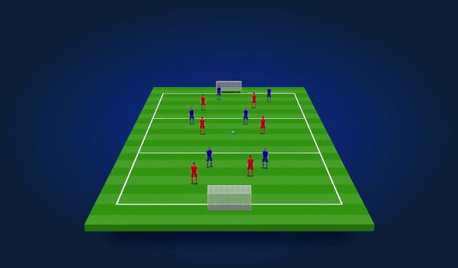 Football/Soccer Session Plan Drill (Colour): Screen 3