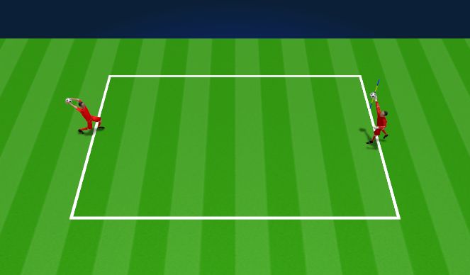 Football/Soccer Session Plan Drill (Colour): cricket ball' throw 