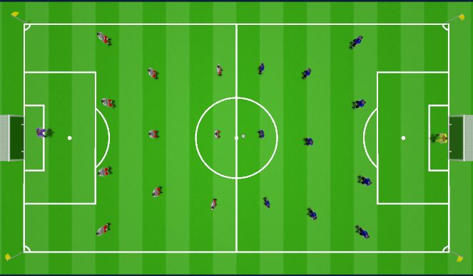 Football/Soccer Session Plan Drill (Colour): Screen 6