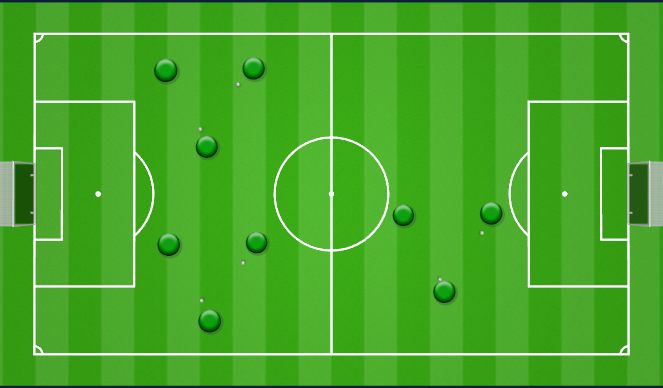 Football/Soccer Session Plan Drill (Colour): V Passing