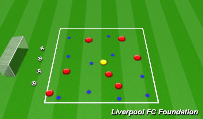 Football/Soccer Session Plan Drill (Colour): Screen 1