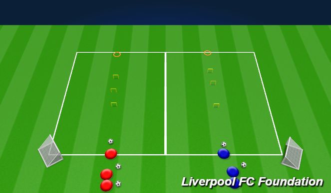 Football/Soccer Session Plan Drill (Colour): Screen 1